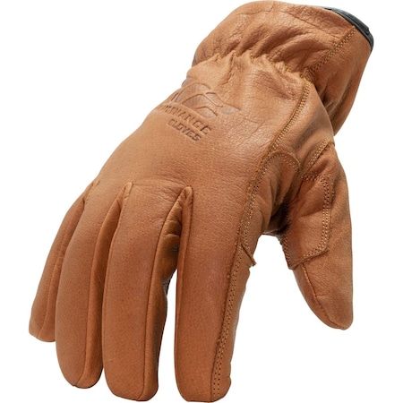 212 Performance Insulated Leather Work Glove, Fleece-lined, Waterproof, 2XL TLDWP-0812